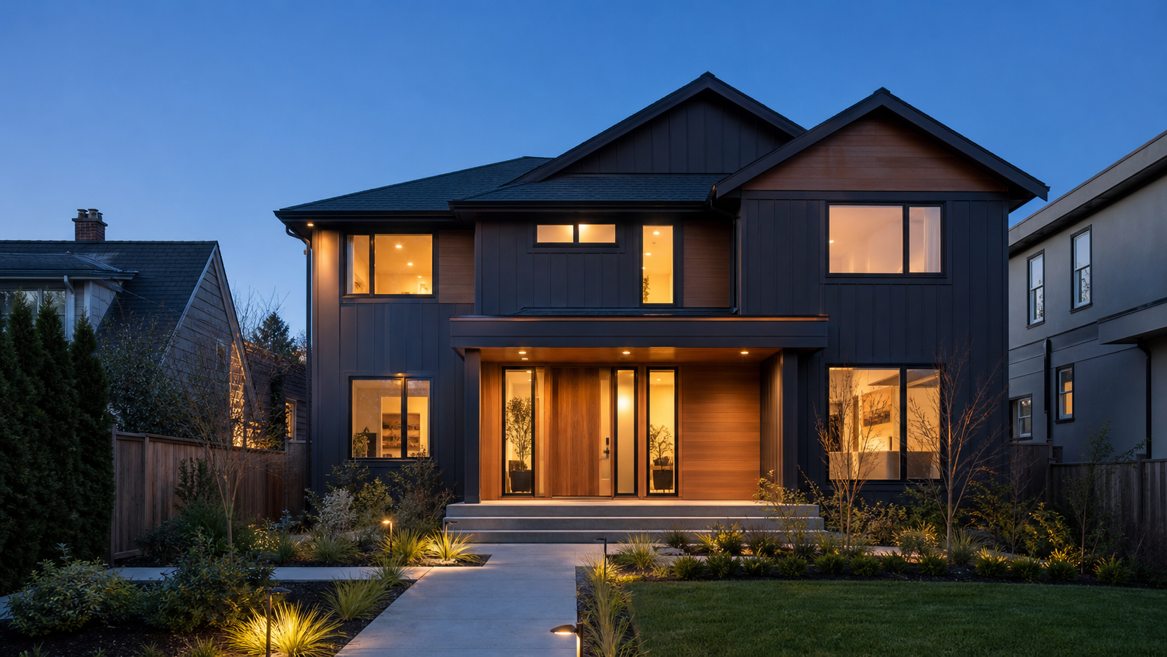 An original completed Lower Mainland home-renovation concept