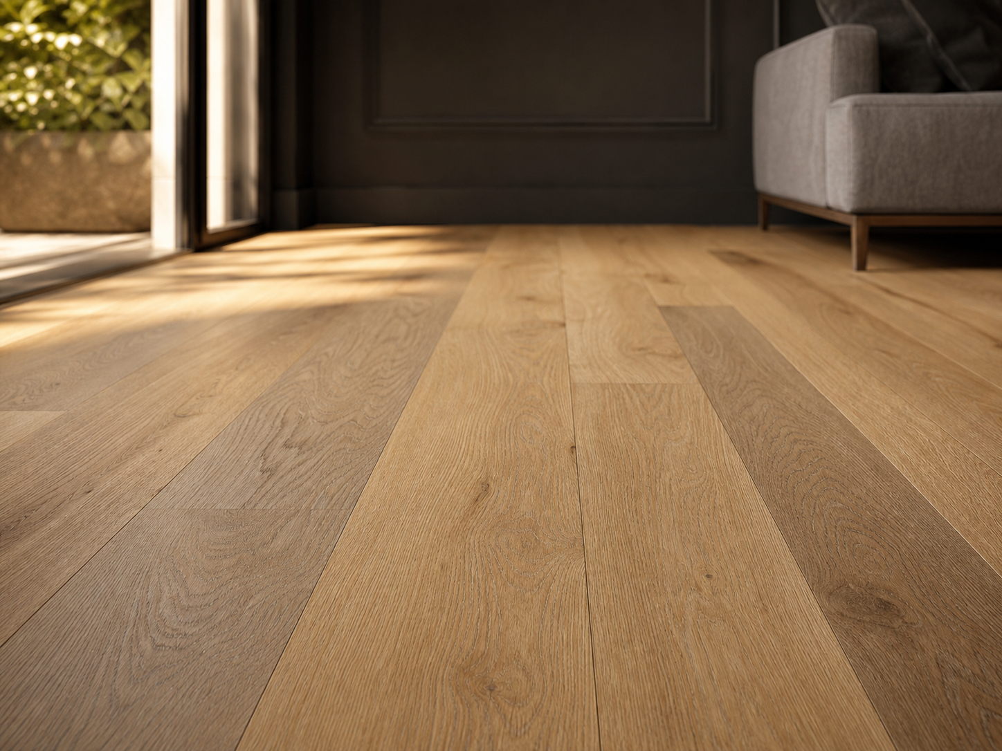 Laminate and engineered wood flooring by Golden Shore Home Contractors
